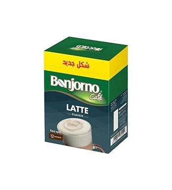 بونجورنو لاتيه ظرف 18جم  × 12 ظرف