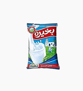 لبن بخيره نصف لتر
